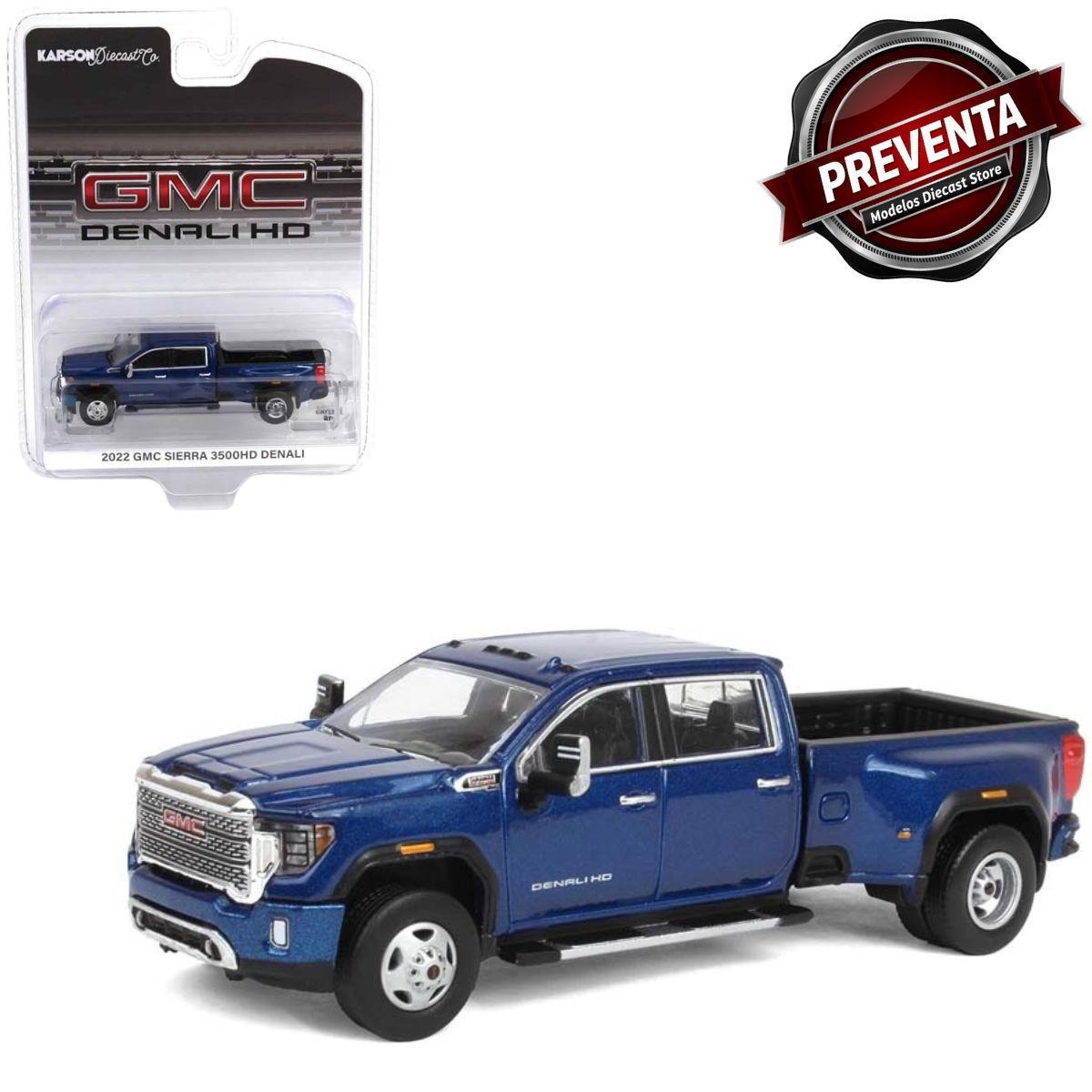 2022 GMC Sierra 3500 Denali Dually Pacific Blue Greenlight (Preventa)