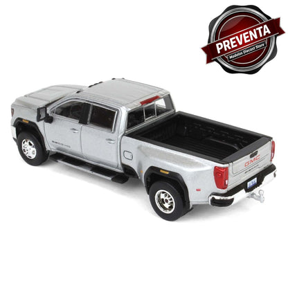 2022 GMC Sierra 3500HD Pro Dually Quicksilver Metallic (2nd Edition) Greenlight (Preventa)
