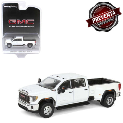 2022 GMC Sierra 3500HD Pro Dually Summit White (2nd Edition) Greenlight (Preventa)