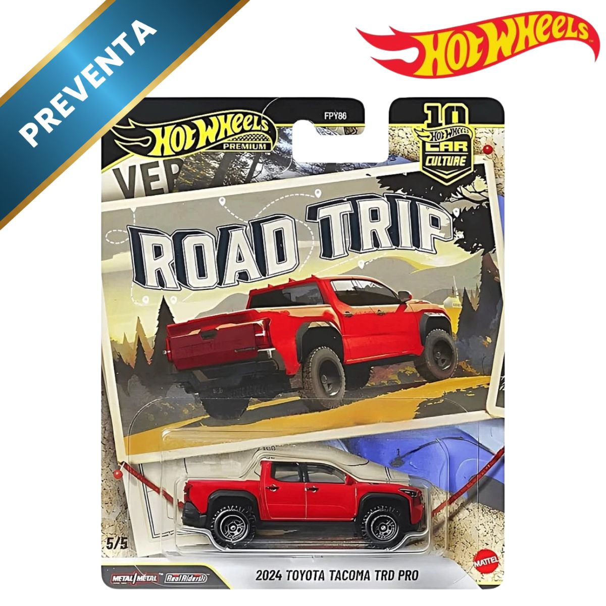 2024 Toyota Tacoma TRD Pro Road Trip Hot Wheels (PREVENTA)