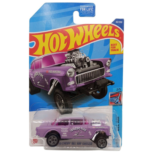 55 Chevy Bel Air Gasser 43/250 Rosado Chevy Bel Air Hot Wheels