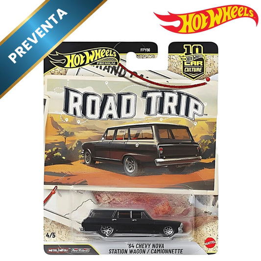 64 Chevy Nova Station Wagon Road Trip Hot Wheels (PREVENTA)