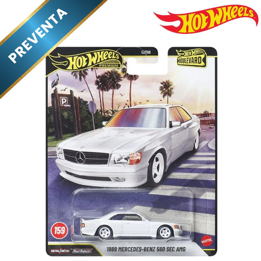89 Mercedes Benz 560 SEC AMG #159 Boulevard Hot Wheels (Preventa)