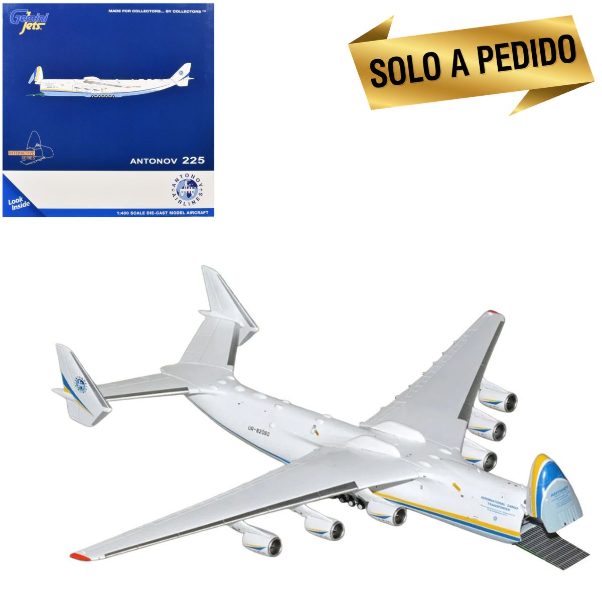 Avión Antonov An-225 Mriya Commercial Aircraft Antonov Airlines (UR-82060) GeminiJets
