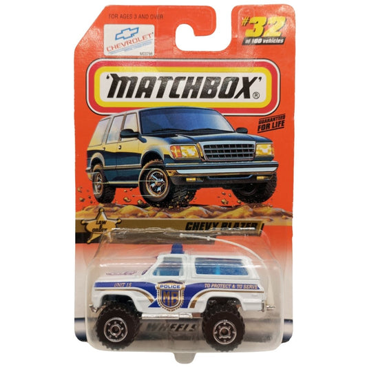 Chevy Blazer Police MB Series 7 #32 Matchbox