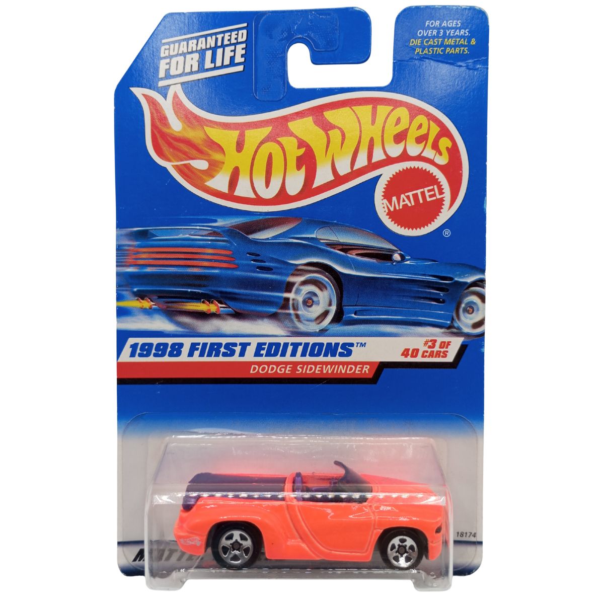 Dodge Sidewinder Collector #634 1998 First Editions Hot Wheels
