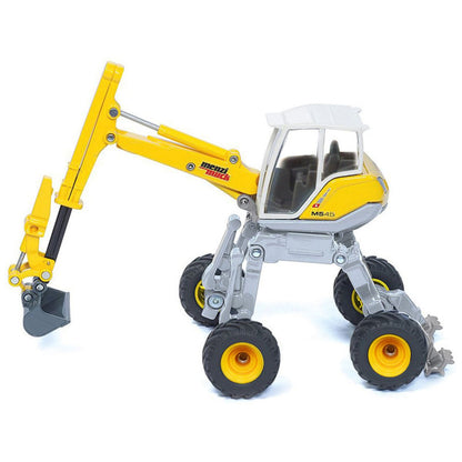 Excavadora Araña Menzi Muck M545 Walking Excavator Yellow White Siku