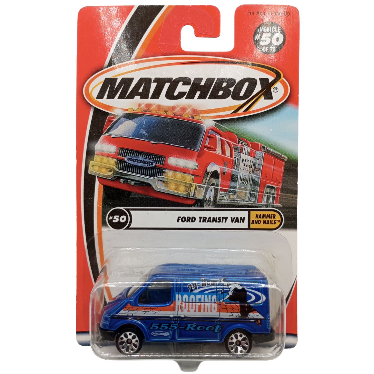 Ford Transit Van Hammer And Nails #50 Matchbox