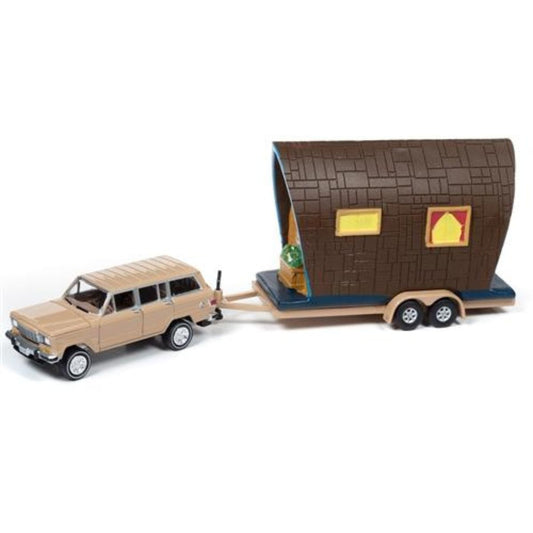 Jeep Wagoneer 1981 Cameo Tan Tiny House Johnny Lightning