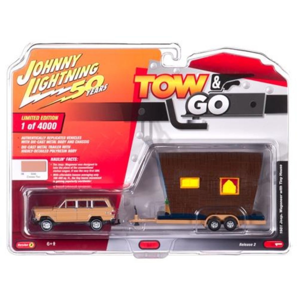 Jeep Wagoneer 1981 Cameo Tan Tiny House Johnny Lightning