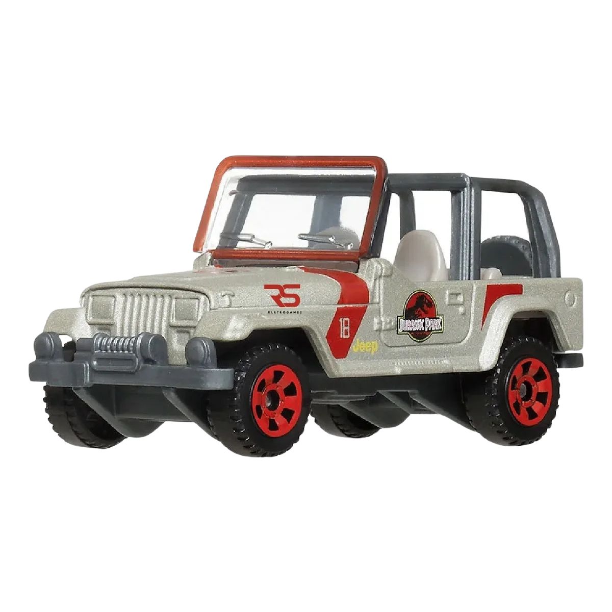 Jeep Wrangler (#18) Jurassic World Rebirth Matchbox