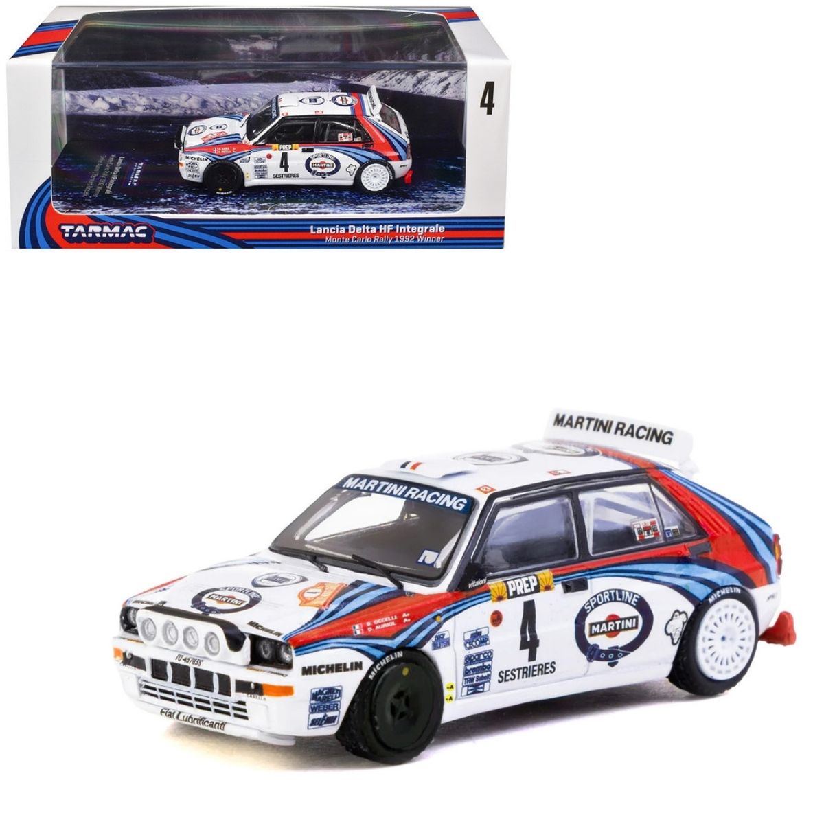 Lancia Delta HF Integrale #4 Martini Racing Winner Monte Carlo Rally (1992) Tarmac Work