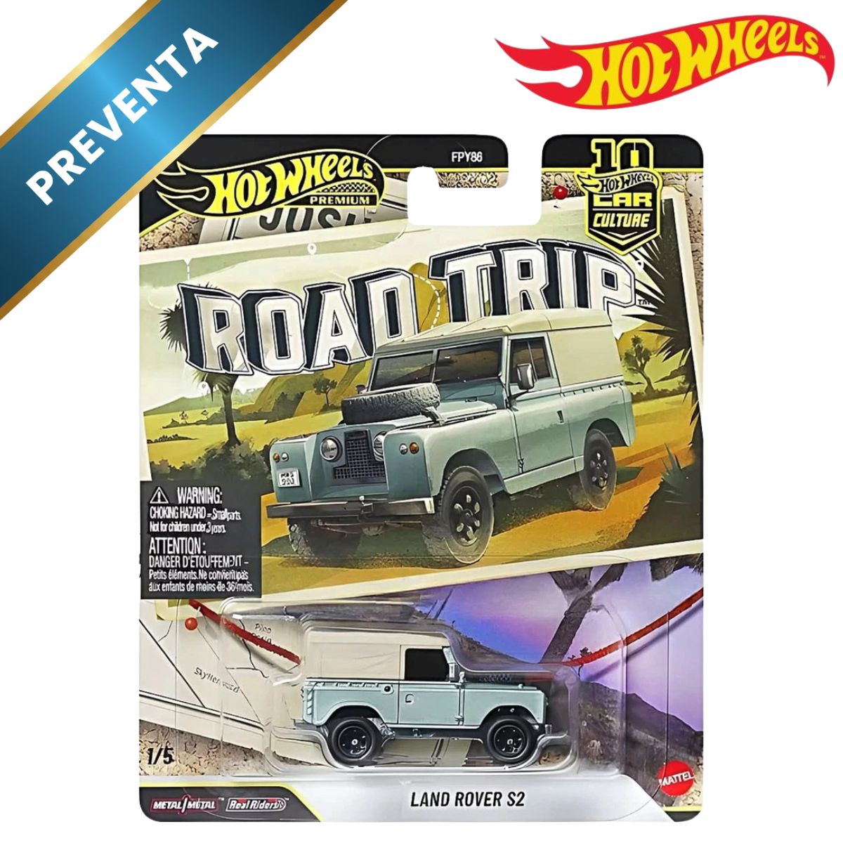 Land Rover S2 Road Trip Hot Wheels (PREVENTA)