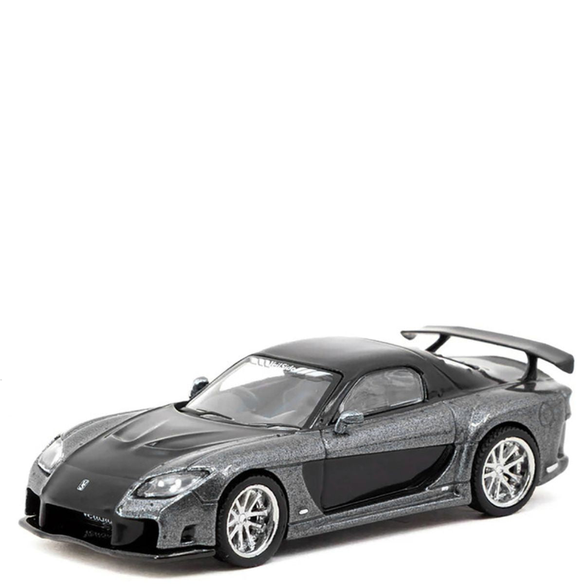 Mazda RX-7 VeilSide Fortune7 RHD Gray Metallic Black Global64 Tarmac Works