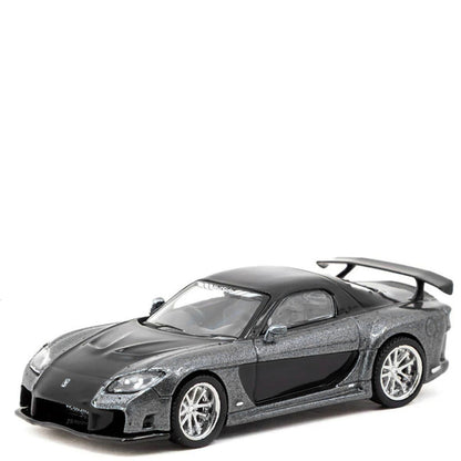 Mazda RX-7 VeilSide Fortune7 RHD Gray Metallic Black Global64 Tarmac Works