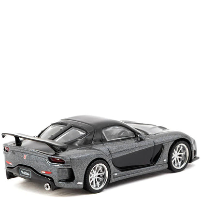 Mazda RX-7 VeilSide Fortune7 RHD Gray Metallic Black Global64 Tarmac Works