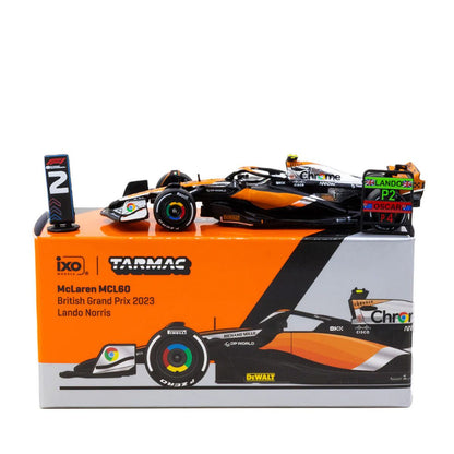 McLaren MCL60 #4 Lando Norris 2nd Place Formula 1 British GP (2023) Global64 Tarmac Works
