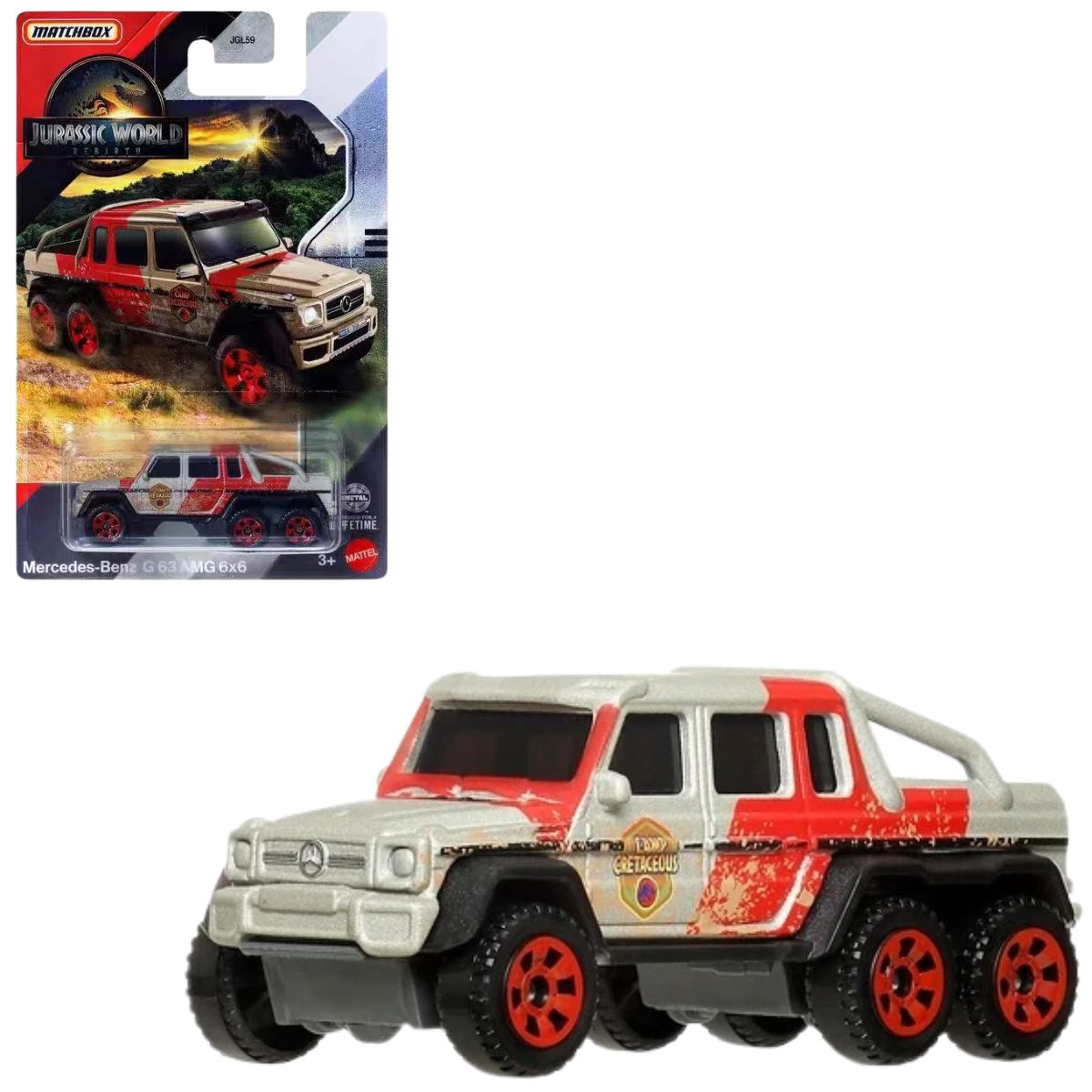 Mercedes Benz G 63 AMG 6x6 Jurassic World Rebirth Matchbox