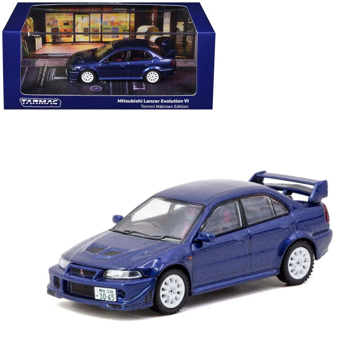 Mitsubishi Lancer Evolution VI RHD Tommi Makinen Edition Blue Metallic Road64 Tarmac Works