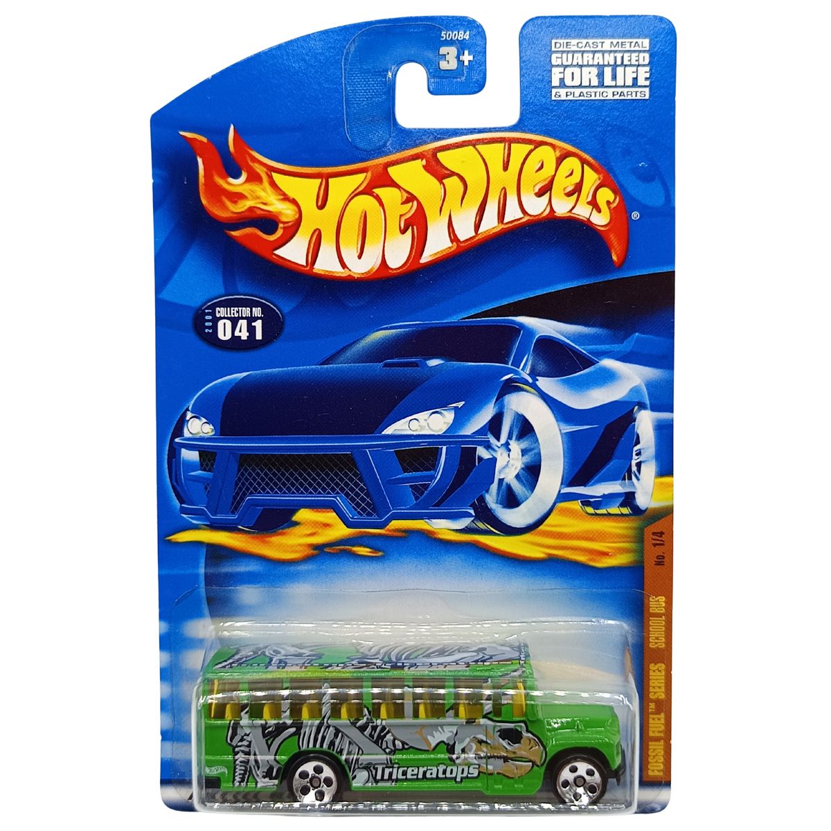 School Bus Triceratops Collector #041 Hot Wheels